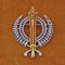 Faceted multi-gemstone adi shakti pin4